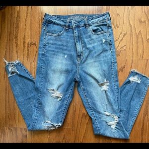 American Eagle Ripped Super Stretch X Jeggings